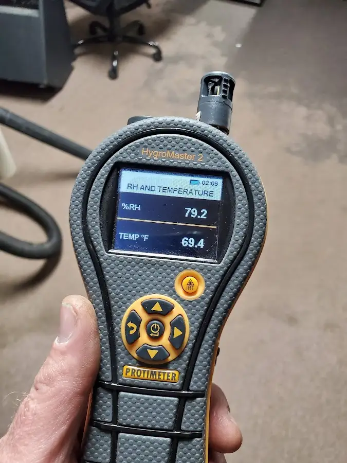 Moisture meter humidity assessment for Mold Remediation & Removal in Moore